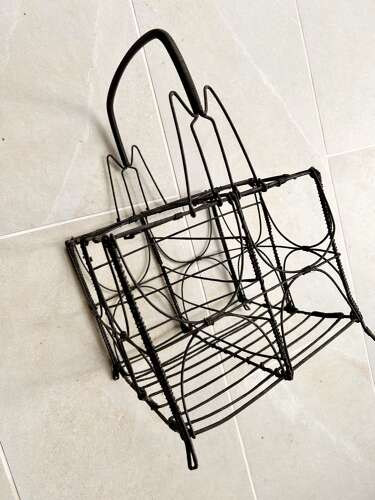 Antique Wirework Bottle Carrier