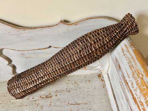 Original Antique Woven Eel Trap