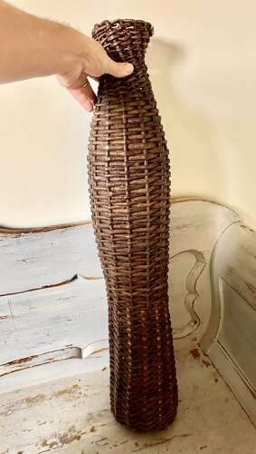 Original Antique Woven Eel Trap