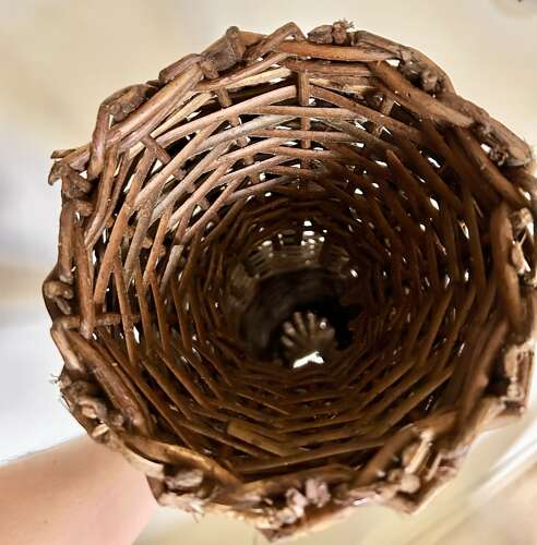 Original Antique Woven Eel Trap