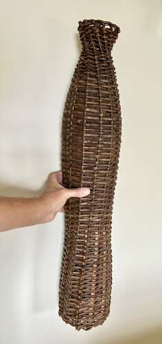 Original Antique Woven Eel Trap